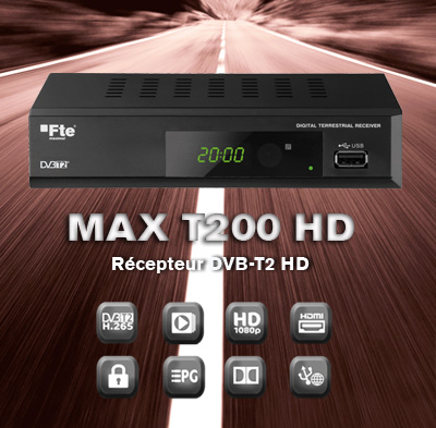 Adaptateur TNT DVB-T2 HD et UHD pour la TNT