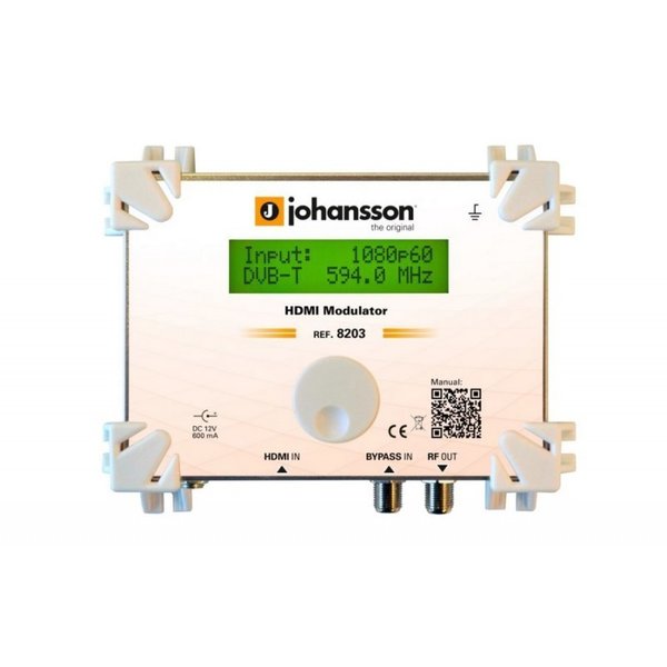 Modulateur HDMI DVB-T de référence par Johansson, nouvelle version logicielle