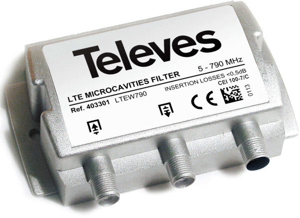Filtre 4G Televes à Micro-cavités