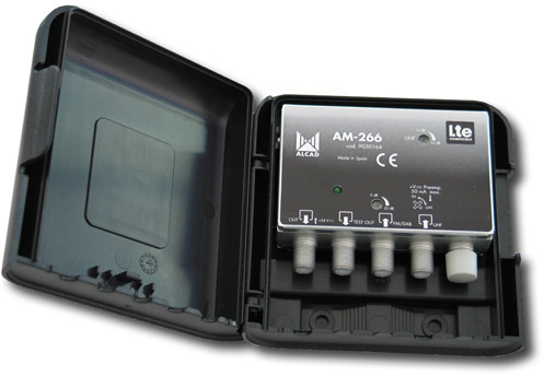 Amplificateur UHF TNT et alimentation avec entrée FM-DAB