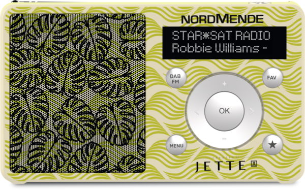 Radio Numérique Terrestre DAB+ Transita 100, LEAF Design Jette Joop Edition