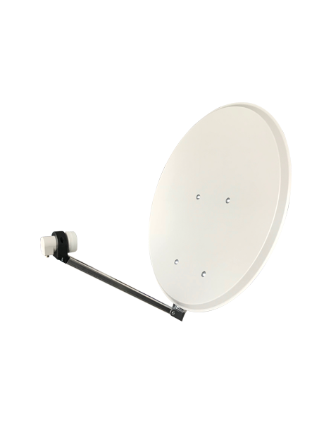 Antenne Parabolique Clickclack 65 Cm avec LNB 0.1 dB et visserie Inox
