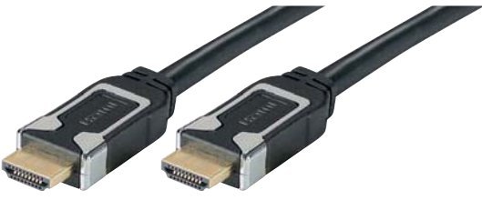 Cordon HDMI 4K PERFORM 10m - 2.0 Compatible - Gaine PVC noir Finition Mate, blindage renforcé