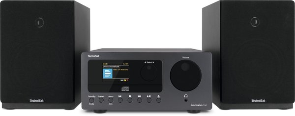 Chaîne audio  radio connectée compacte DAB+ avec lecteur CD, Bluetooth et streaming