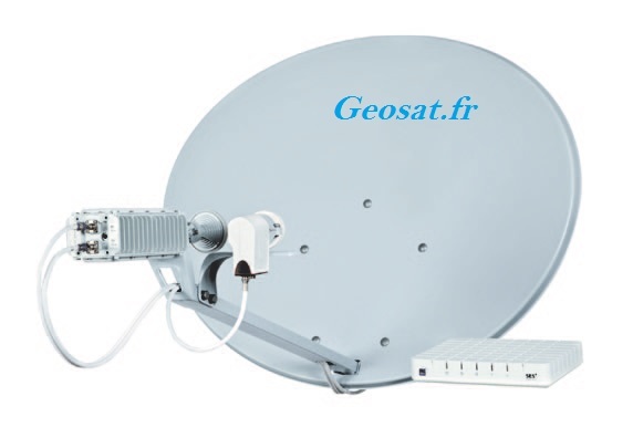 LNB reconditionné pour antenne bidirectionnelle SES ASTRA de type émission-réception-TX-RX Internet