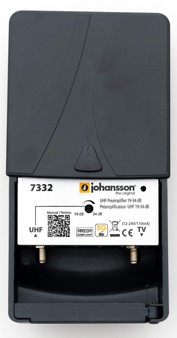 Préamplificateur seul LTE 34 dB réglable changez votre ancien préampli pour un modèle compatible TNT
