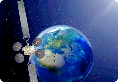 Interbnet par satellite Konnect via Eutelsat